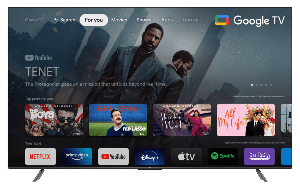 TCL 85 inches C6K Series QLED 4K UHD Smart Google TV